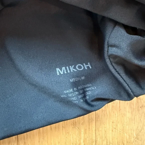 Mikoh Black Cutout Bikini Top | Size: M - Picture 3 of 4